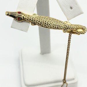 Lacoste Crocodile 24 KG Marked Tie Clip/Bar